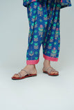 Kids Casual Dress | Blue & MultiColor | casual 2 Piece Suit | Cotton Digital Lawn Printed | KAC-03542