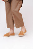 Girls Winter Dress | Light Brown | Casual 2 Piece Suit  | Cotton Khaddar Self Dobby | GAC-03610