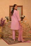 GBD-02838 | Pink & Gold | Casual Plus 3 Piece Suit | Viscose Jacquard