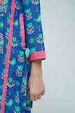 Kids Casual Dress | Blue & MultiColor | casual 2 Piece Suit | Cotton Digital Lawn Printed | KAC-03542