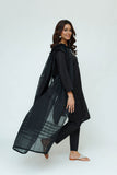 Women Eid Dress | Black  | Casual 3 Piece Suit | Cotton Print Lawn | LAD-03492