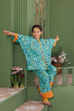 KAC-03082 | Sea Green & Multicolor | Casual 2 Piece Suit | Cotton Lawn Printed