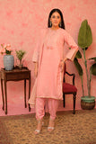 LBD-02893 | Pink & Gold | Casual Plus 3 Piece Suit | Cotton Viscose Filament Jacquard