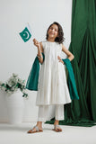 KAD-03113 | White | Casual 3 Piece Suit | Cotton Plain