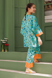 KAC-03082 | Sea Green & Multicolor | Casual 2 Piece Suit | Cotton Lawn Printed