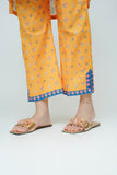 Girls Summer Clothing | Mustard & Multicolor | Casual 2 Piece Suit  | Cotton Digital Lawn Printed | GAD-03527