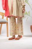 Girls Casual Dress | Fawn & Multicolor | Casual Plus 3 Piece Suit  | Cotton Self Dobby | GBD-03402