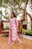 LBD-02561 | Pink & Black | Casual plus 3 Piece Suit  | Cotton Yarn dyed Jacquard