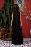 KDD-03052 | Black | Formal 3 Piece Suit | Viscose Raw-Silk