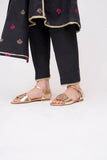 Kids Winter dress | Black & Multicolor | Casual 3 Piece Suit | Viscose Yarn Dyed Jacqurd | KAD-03684