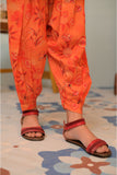 KAC-02959 | Orange & Multicolor | Casual 2 Piece Suit | Polyester Swiss Lawn