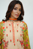 Women Casual Dress | Fawn & Multicolor | Casual 3 Piece Suit | Cotton Digital Lawn Printed | LAC-03539