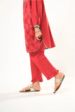 Kids winter clothes | Maroon | Casual 2 Piece Suit | Cotton Khaddar Dyed | KAC-03174