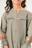 Kids winter clothes | Grey | Casual 2 Piece Suit | Cotton Khaddar Dyed | KAC-03181
