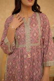 LAC-02834 | Tea Pink & Multicolor | Casual 2 Piece Suit | Cotton Dobby Print