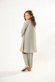 Kids winter clothes | Grey | Casual 2 Piece Suit | Cotton Khaddar Dyed | KAC-03181