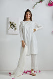 GAD-03139 | White | Casual 3 Piece Suit | Cotton Lawn Printed