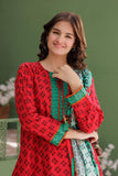 GAD-03058 | Red & Multicolor | Casual 3 Piece Suit | Cotton Lawn Printed