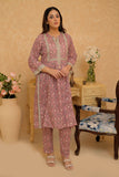 LAC-02834 | Tea Pink & Multicolor | Casual 2 Piece Suit | Cotton Dobby Print