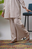 Girls Eid Dress | Light Grey & Multicolor | Casual 2 Piece Suit  | Cotton Plain Cambric | GAC-03266