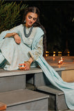 LBD-02566 | Sea Green & Gold | Casual plus 3 Piece Suit  | Cotton Yarn dyed Jacquard