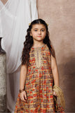 KDD-02996 | Beige & Multicolor | Formal 3 Piece Suit | Cotton Organza Digital Print