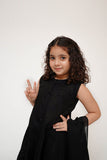 Kids Eid Dress | Black | Casual 3 Piece Suit | Cotton Plain Embroidery | KAD-03427