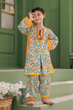 KAC-03083 | Sea Green & Multicolor | Casual 2 Piece Suit | Cotton Lawn Printed