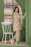 GAC-03080 | Sea green & Multicolor | Casual 2 Piece Suit | Cotton Lawn Printed