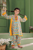 KAC-03083 | Sea Green & Multicolor | Casual 2 Piece Suit | Cotton Lawn Printed