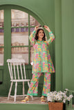 GAC-03080 | Sea green & Multicolor | Casual 2 Piece Suit | Cotton Lawn Printed
