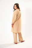 Girls winter clothes | Fawn | Casual 2 Piece Suit  | Cotton Khaddar Dyed | GAC-03180