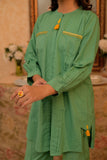 GAD-02796 | Green | Casual 3 Piece Suit | Cotton Dobby Self