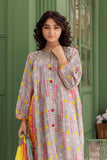 GAD-03045 | Grey & Multicolor | Casual 3 Piece Suit | Cotton Lawn Printed