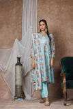 Women Formal Clothes | Ferozi & Multicolor | Formal 3 Piece Suit | Organza By Cotton | LDD-03007