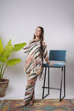 Girls Eid Dress | White & Multicolor | Casual 2 Piece Suit  | Cotton Multi Color Printed | GAC-03144