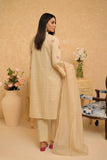 LAD-02895 | Fawn & Pink | Casual 3 Piece Suit | Cotton Dobby Self