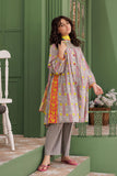 GAD-03045 | Grey & Multicolor | Casual 3 Piece Suit | Cotton Lawn Printed