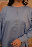 GAD-02961 | Light Blue | Casual 3 Piece Suit | Cotton  Basic Dobby