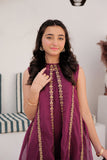 GDD-02848 | Magenta & Gold | Formal 3 Piece Suit | Polyester Bori Net