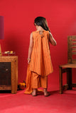 Kids Eid Dress | Fawn & Multicolor | Casual Plus 3 Piece Suit | Cotton Dobby | KBD-03379