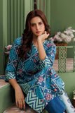 LAD-03037 | Blue & Multicolor | Casual 3 Piece Suit | Cotton Lawn Printed