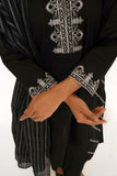 Women Eid Dress | Black  | Casual 3 Piece Suit | Cotton Print Lawn | LAD-03492