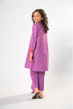 Kids winter clothes | Purple & Multicolor | Casual 3 Piece Suit | Cotton Khaddar Printed | KAD-03192