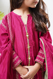 Kids formal clothes | Pink & Gold | Formal 3 Piece Suit | Viscose Chambray Katan | KDD-03237