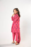 Kids winter clothes | Tea Pink & Multicolor | Casual 3 Piece Suit | Cotton Khaddar Printed | KAD-03194