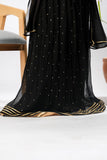 Girls formal clothes | Black & Gold | Formal 3 Piece Suit  | Viscose Crinkle Chiffon | GDD-03148