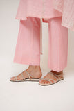 Women Eid Dress | Light Pink & Multicolor | Casual 3 Piece Suit | Cotton Self Dobby | LBD-03419