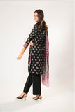 Women winter clothes | Black & Multicolor | Casual 3 Piece Suit | Cotton Khaddar Printed | LAD-03197