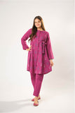 Girls winter clothes | Magenta | Casual 2 Piece Suit  | Cotton Khaddar Dyed | GAC-03178